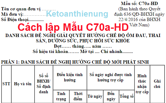 cách ghi mẫu c70a-hd theo qđ 636 cách ghi mẫu c70a-hd theo qđ 636