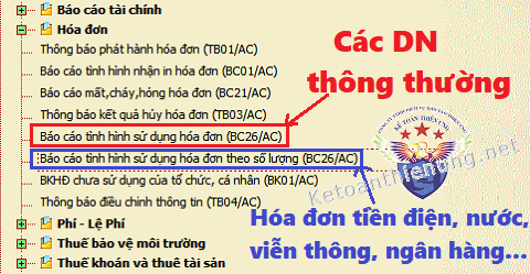 cách lập báo cáo tình hình sử dụng hóa đơn quý