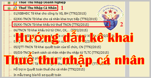 hướng dẫn kê khai thuế thu nhập cá nhân hướng dẫn kê khai thuế thu nhập cá nhân