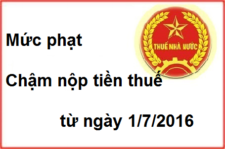 mức phạt chậm nộp tiền thuế mới nhất mức phạt chậm nộp tiền thuế mới nhất