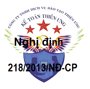 Nghị định 218/2013/NĐ-CP Hướng dẫn thi hành luật thuế TNDN