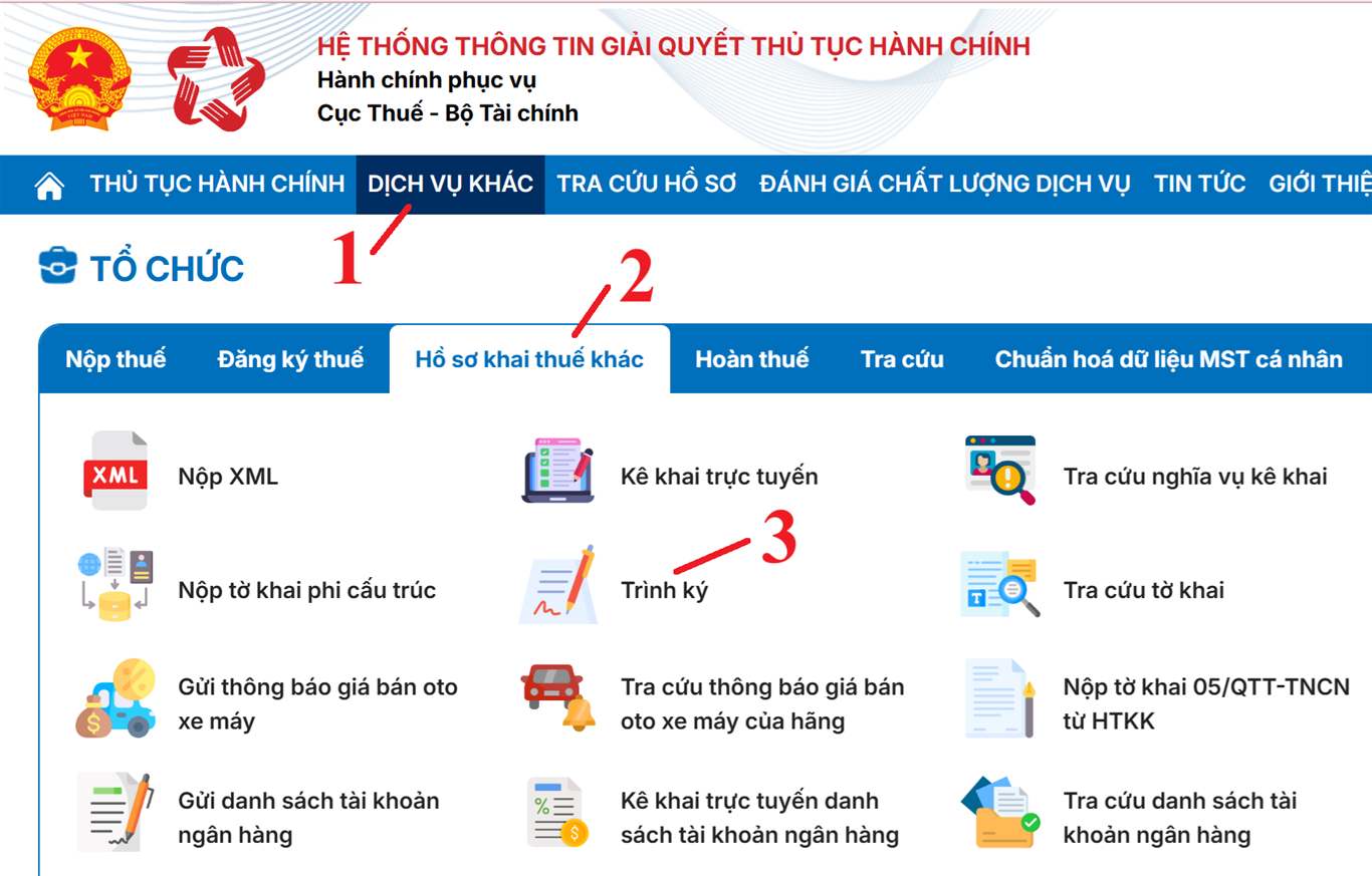 Chọn dịch vụ Hồ Sơ Khai Thuế