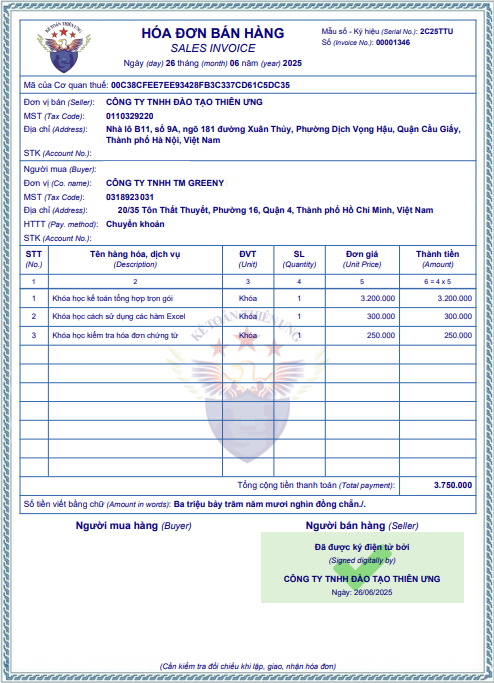 Cách lập hóa đơn bán hàng điện tử