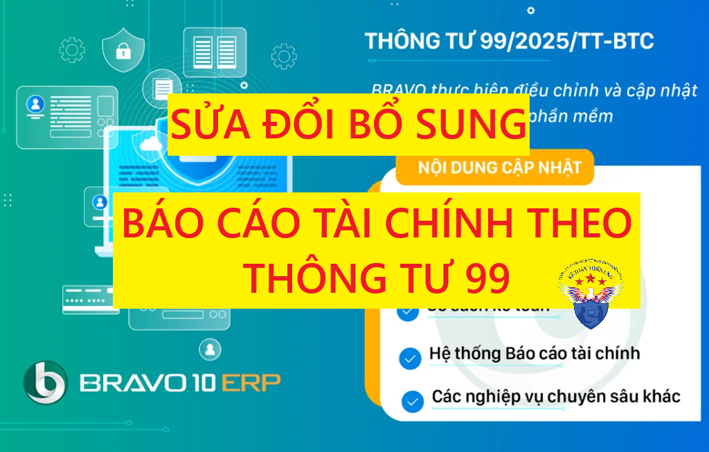 Sửa đổi bổ sung báo cáo tài chính theo thông tư 99