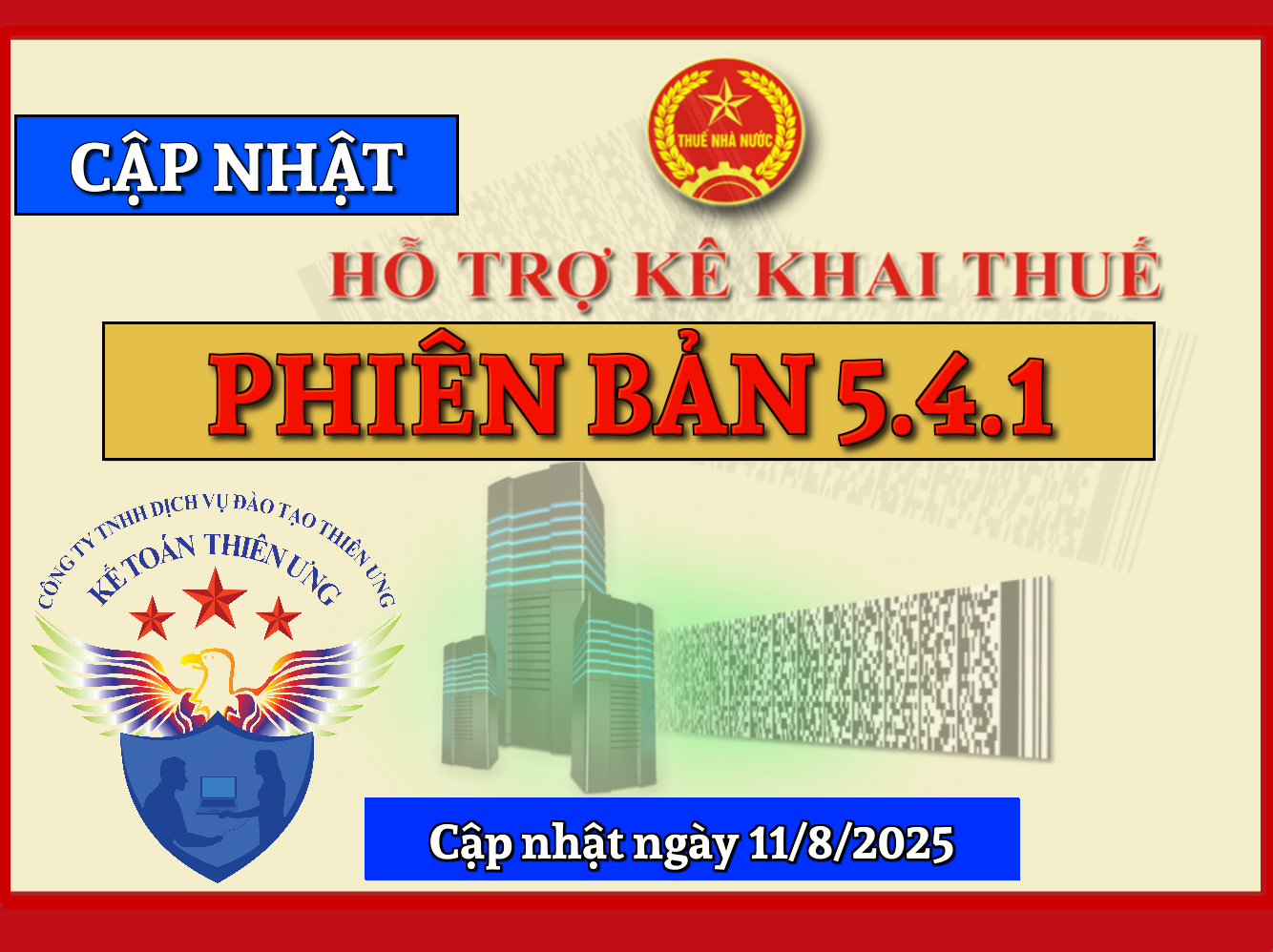 phần mềm hỗ trợ kê khai thuế HTKK 5.4.1