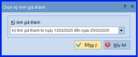 Cách tính giá thành theo phương pháp hệ số tỷ lệ trên Misa theo tt200 25