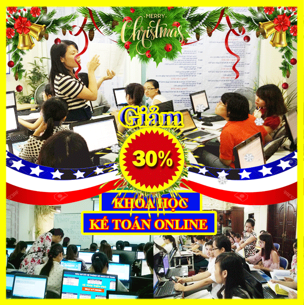 Giảm giá 30% học phí khóa học thực hành kế toán online