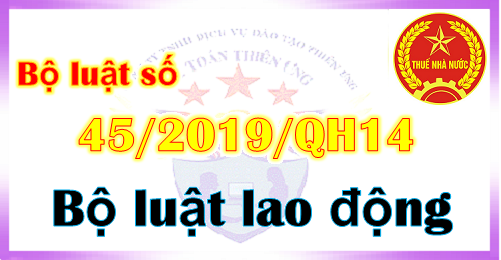 Bộ luật lao động số 45/2019/QH14 của Quốc hội