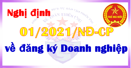 Nghị định 01/2021/NĐ-CP quy định về đăng ký doanh nghiệp