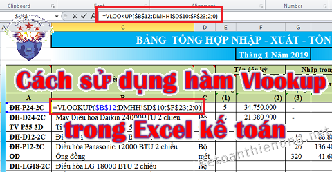 Hướng dẫn cách sử dụng hàm vlookup trong kế toán cho người mới bắt đầu