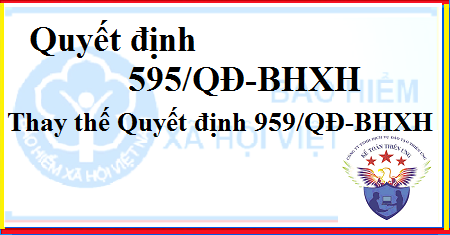 Quyết định 595/QĐ-BHXH thay thế QĐ 959/QĐ-BHXH của BHXH Việt Nam